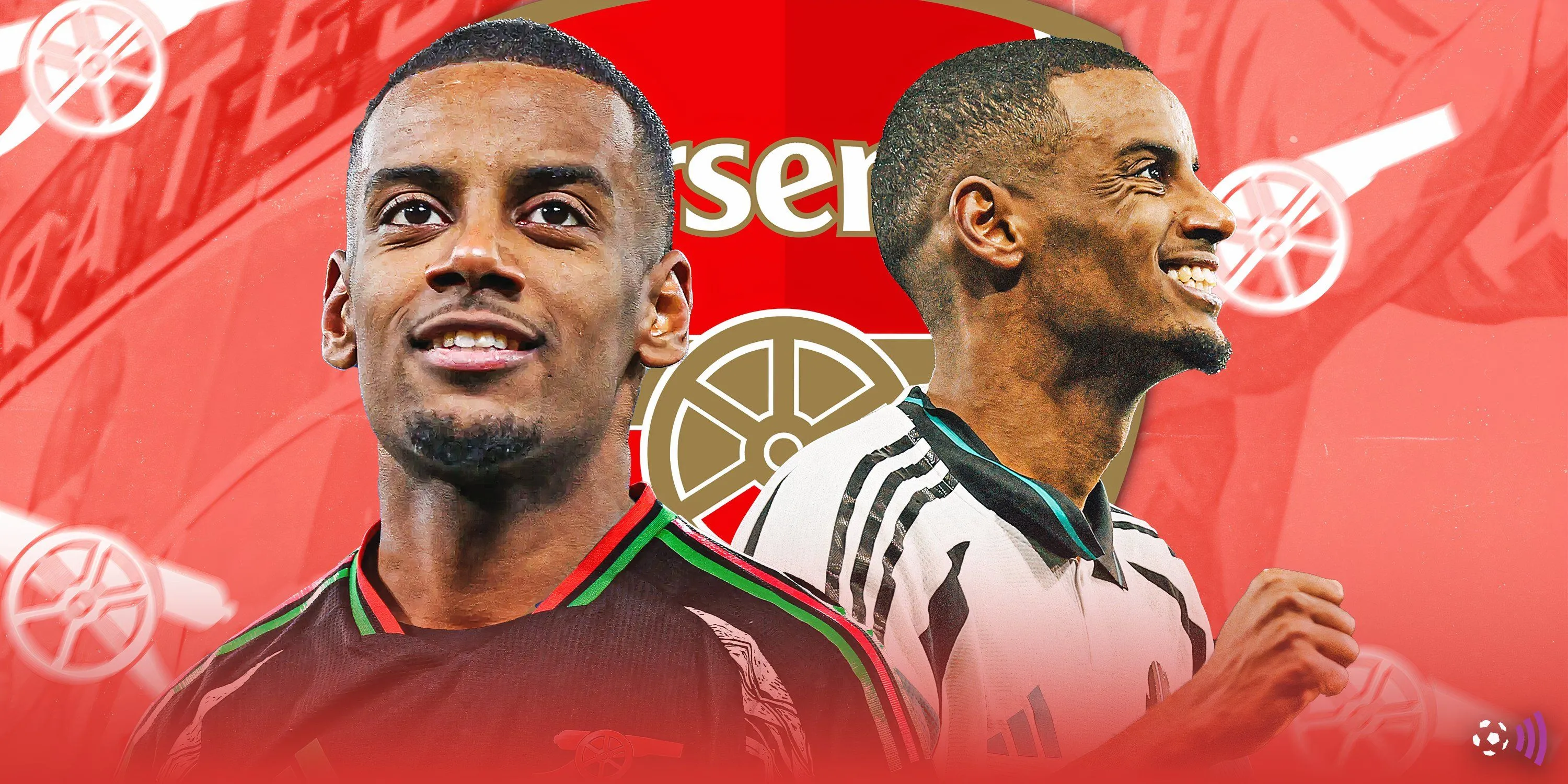 Alexander Isak trong trận đấu với Arsenal
