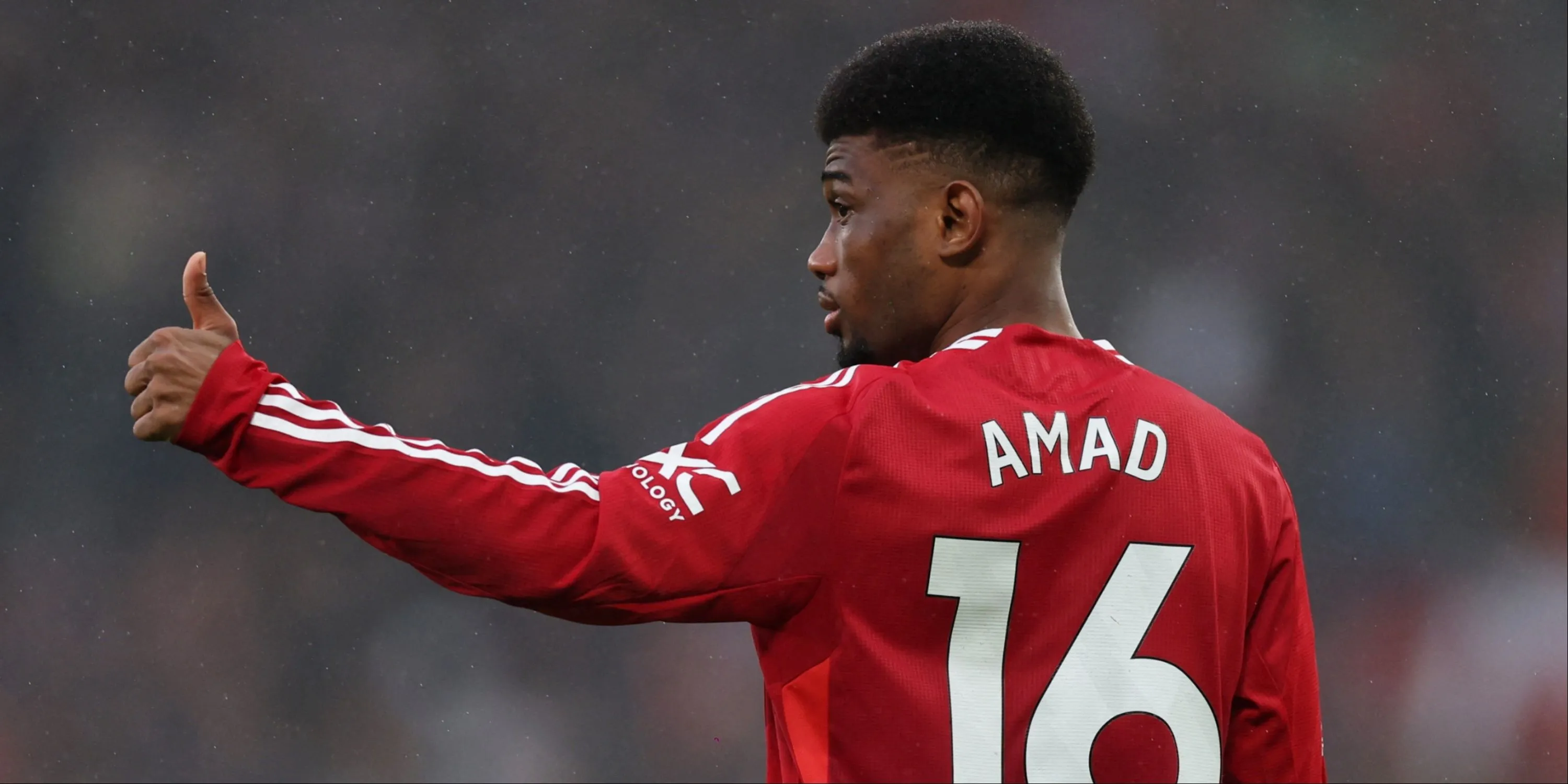 Amad Diallo ăn mừng bàn thắng cho Manchester United