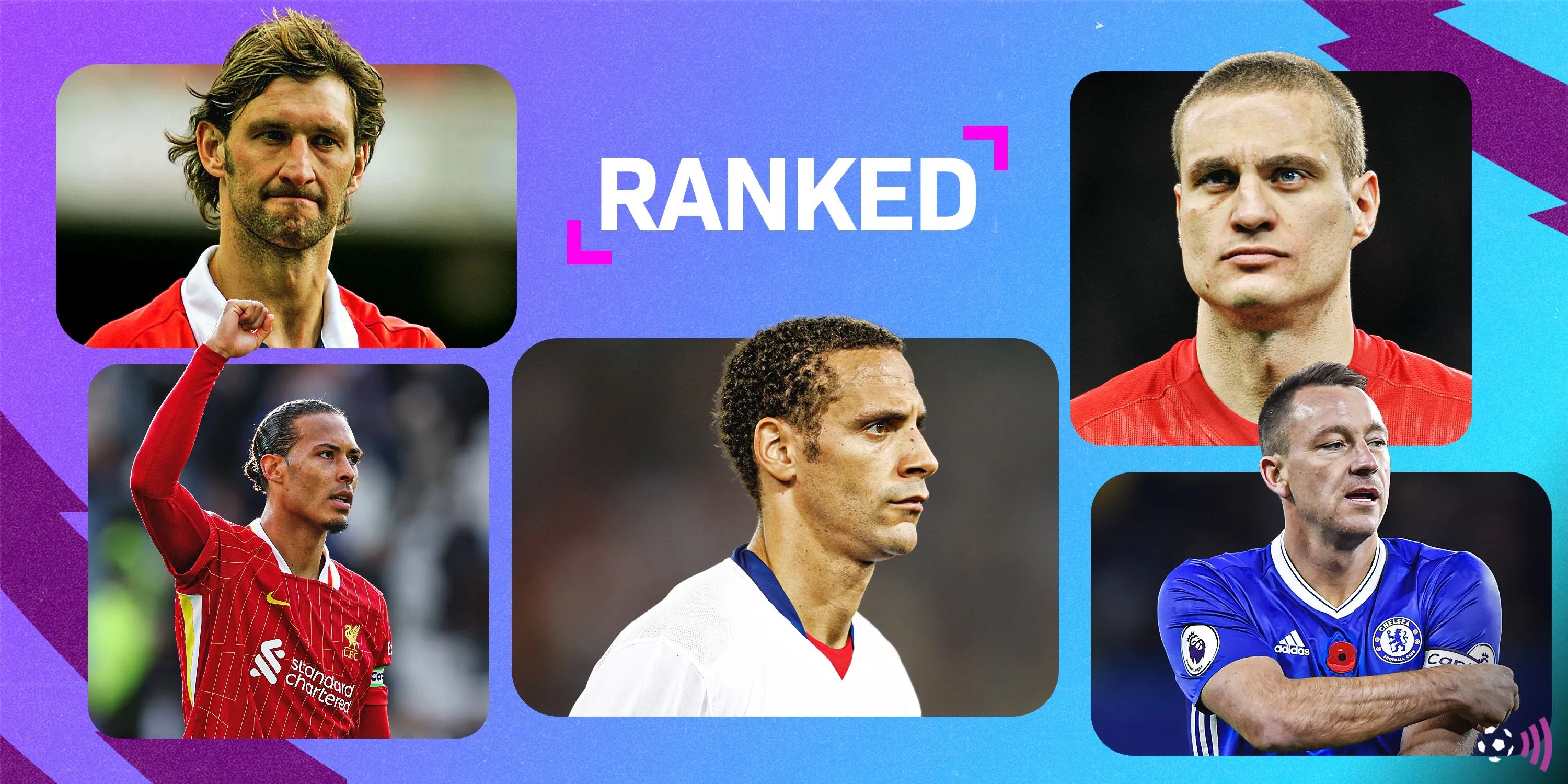 Bảng xếp hạng 20 trung vệ vĩ đại nhất lịch sử Premier League