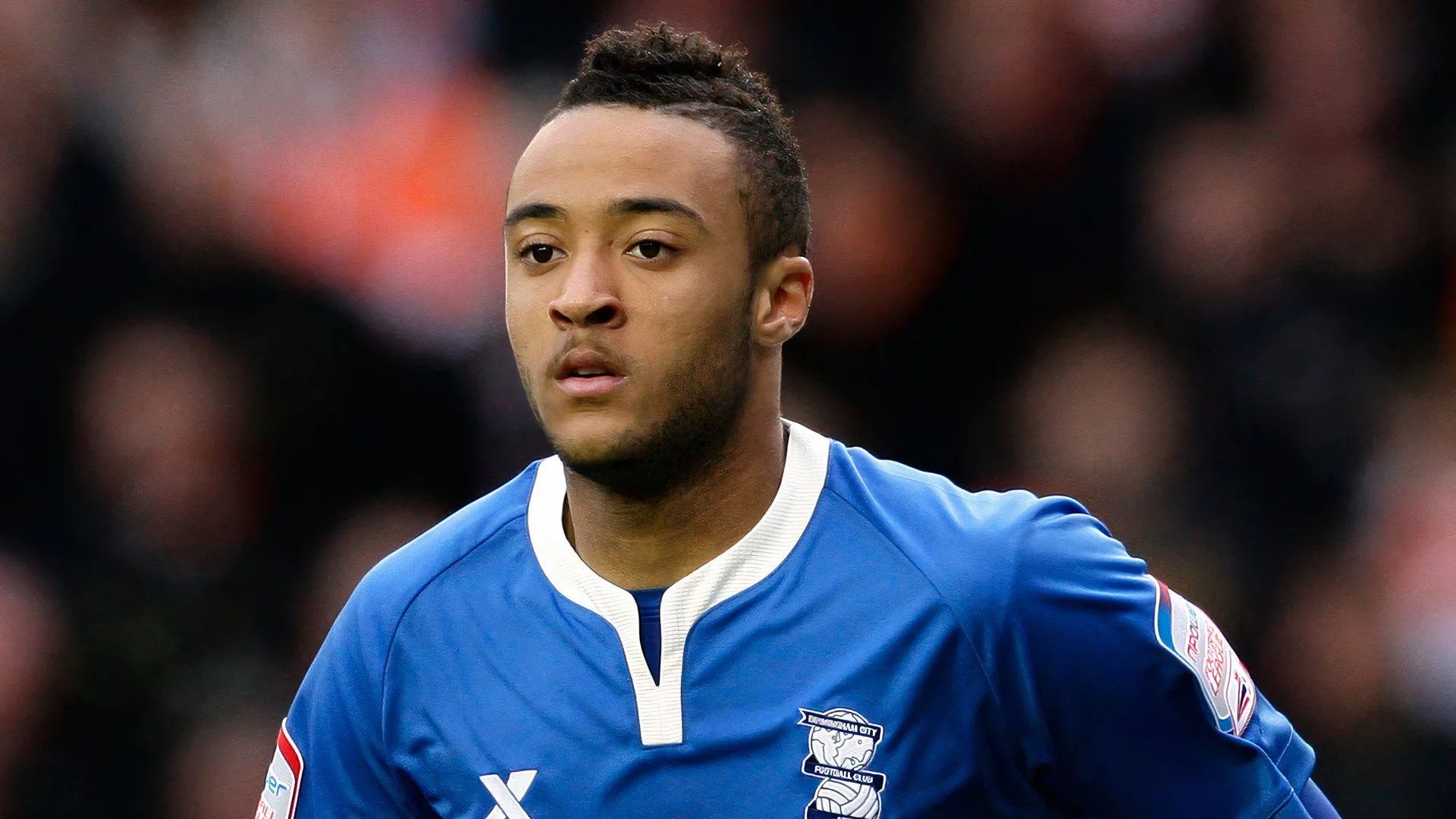 Nathan Redmond trong màu áo Birmingham City trước đây