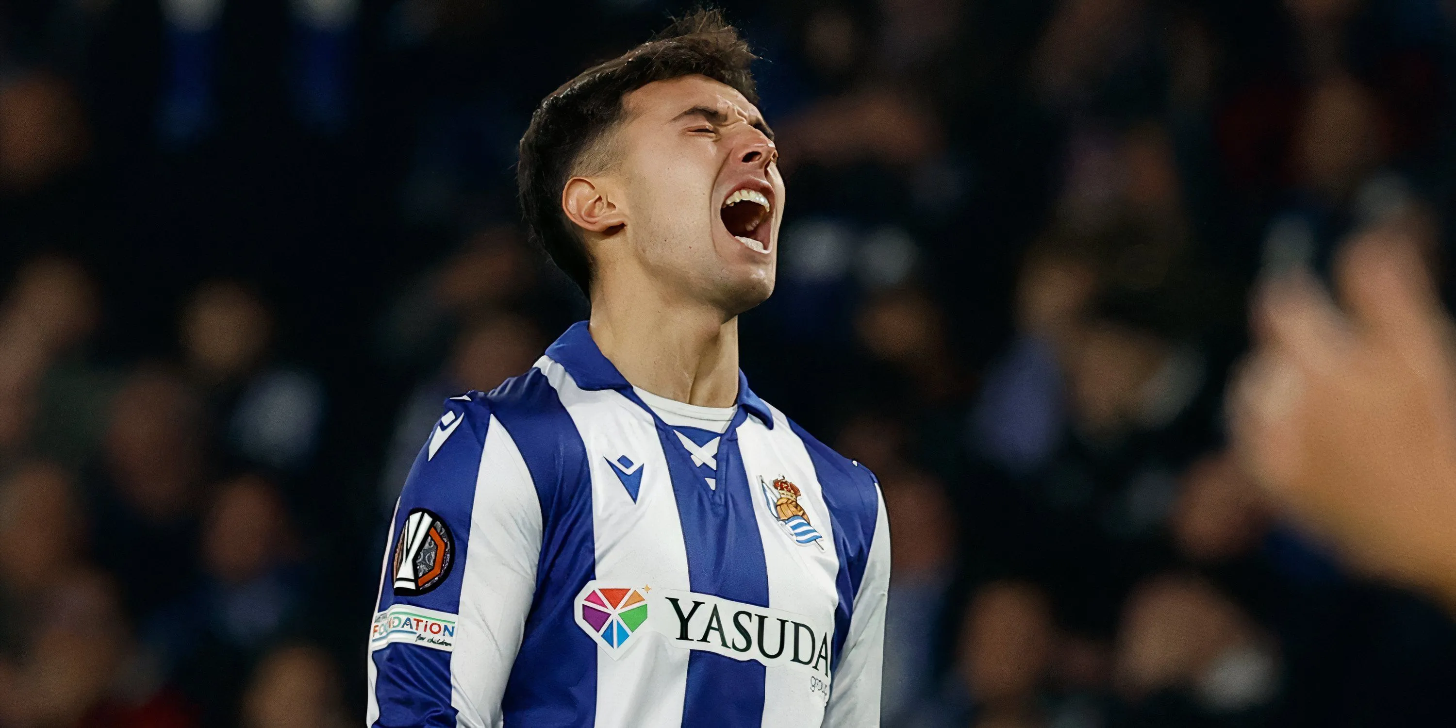 Tiền vệ Martin Zubimendi trong màu áo Real Sociedad, mục tiêu chuyển nhượng của Arsenal