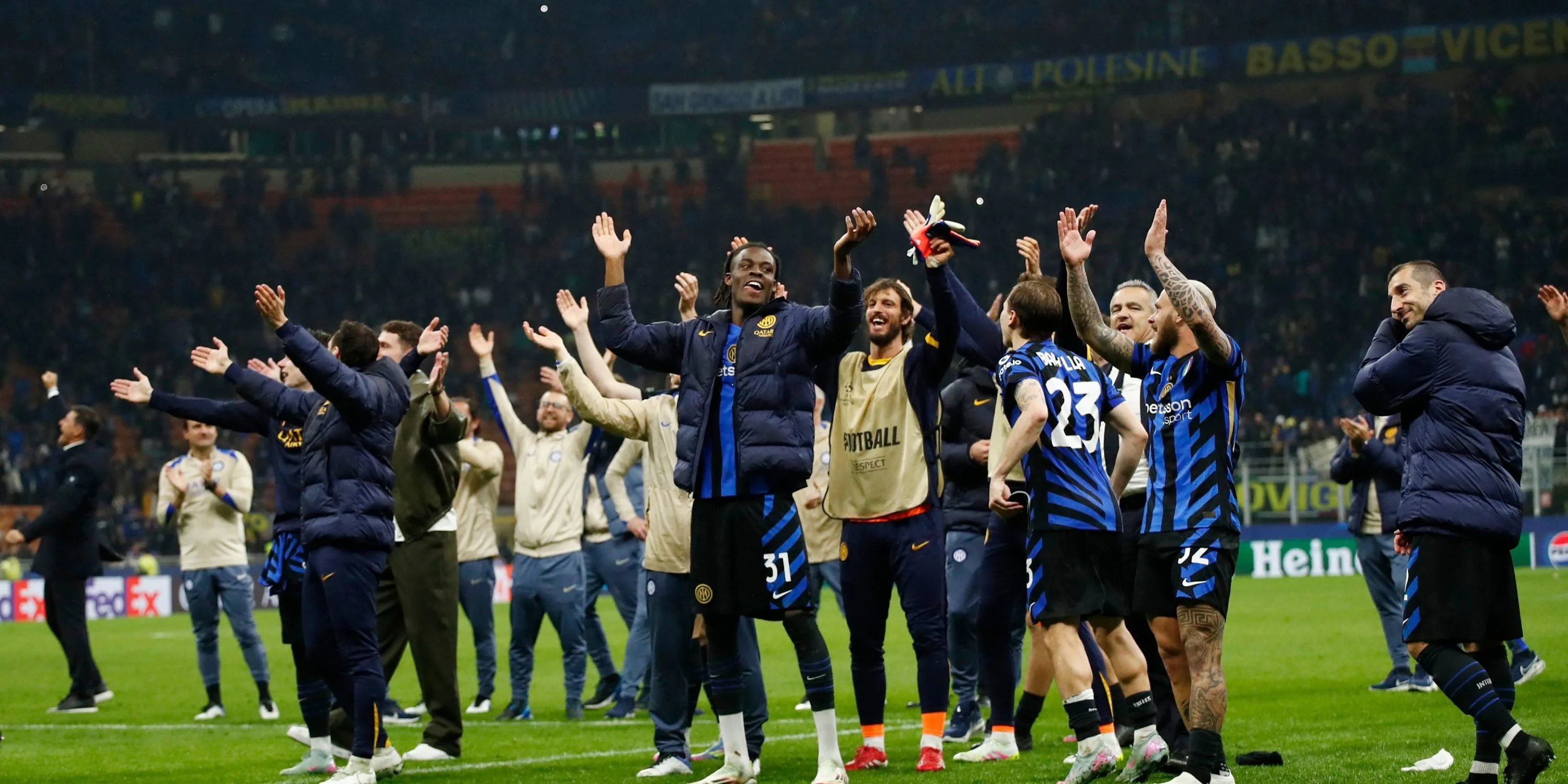 Cầu thủ Yann Bisseck của Inter Milan trong trận đấu