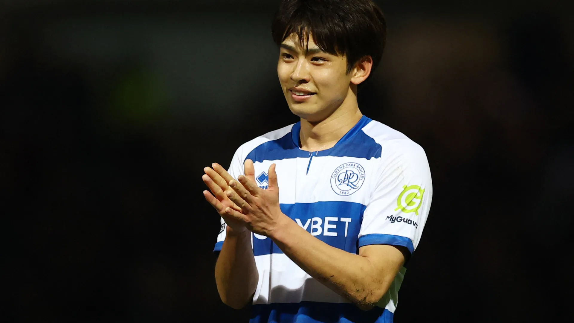 Koki Saito thi đấu trong màu áo QPR tại Championship