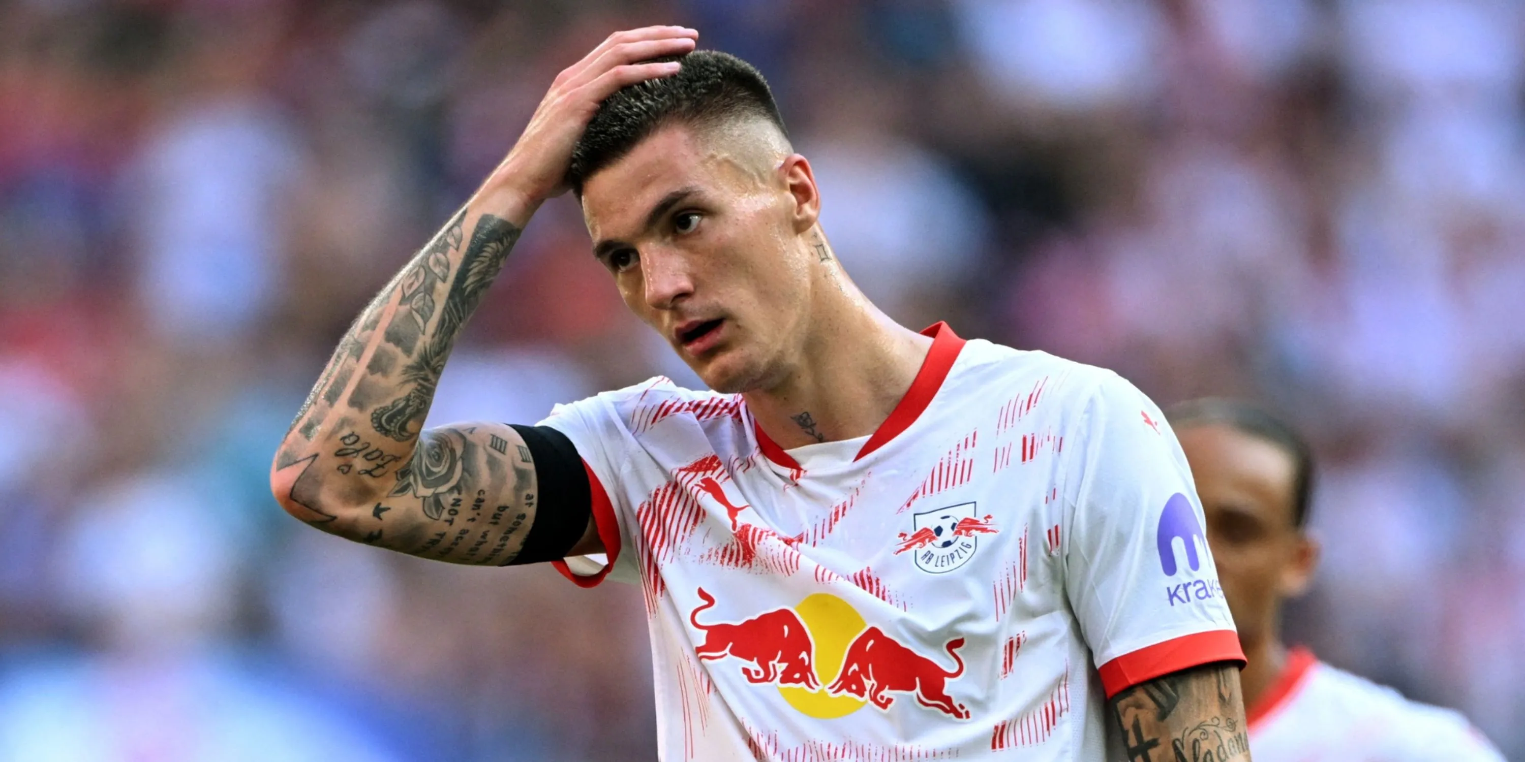 Benjamin Sesko, tiền đạo từng là mục tiêu chuyển nhượng của Arsenal
