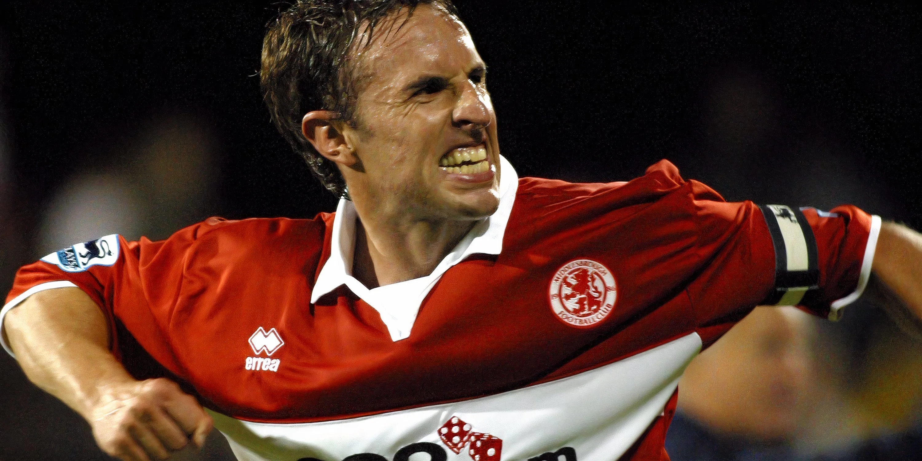 Cựu trung vệ và HLV đội tuyển Anh Gareth Southgate trong thời kỳ còn thi đấu Premier League.