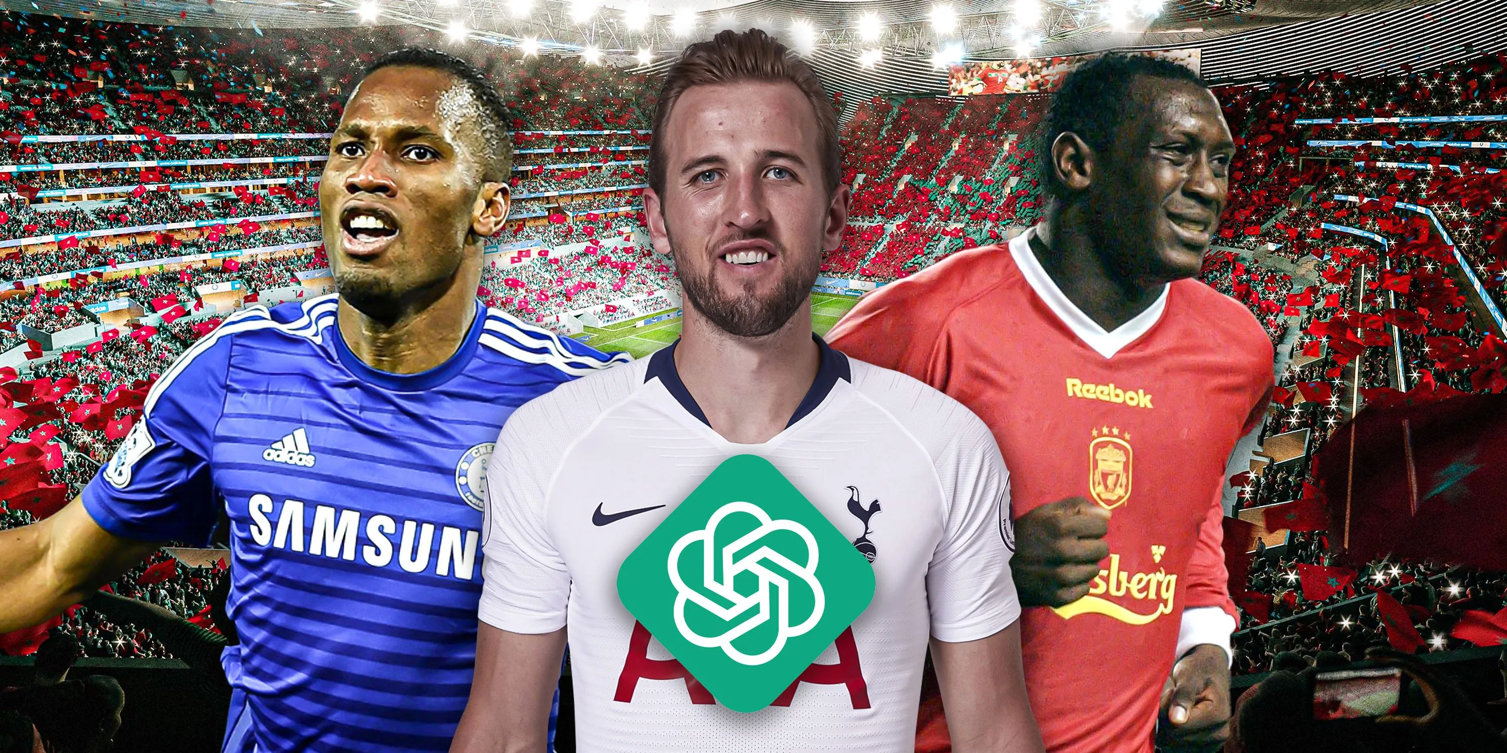 Didier Drogba, Harry Kane và Emile Heskey, những tiền đạo huyền thoại Premier League
