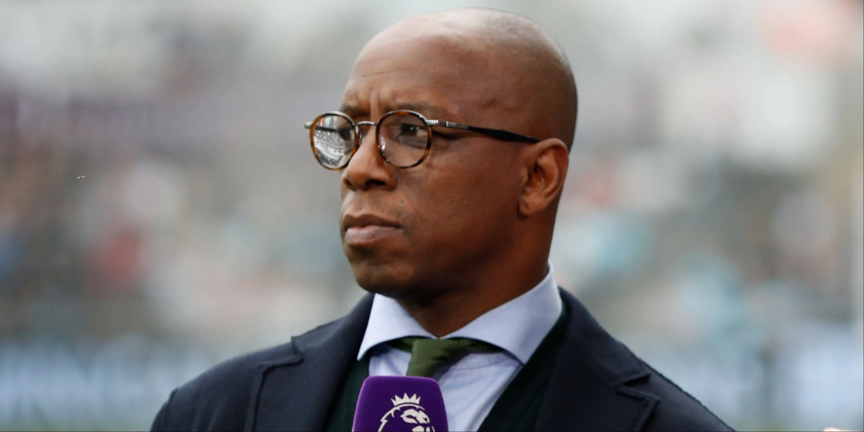 Huyền thoại Arsenal Ian Wright trong vai trò bình luận viên truyền hình