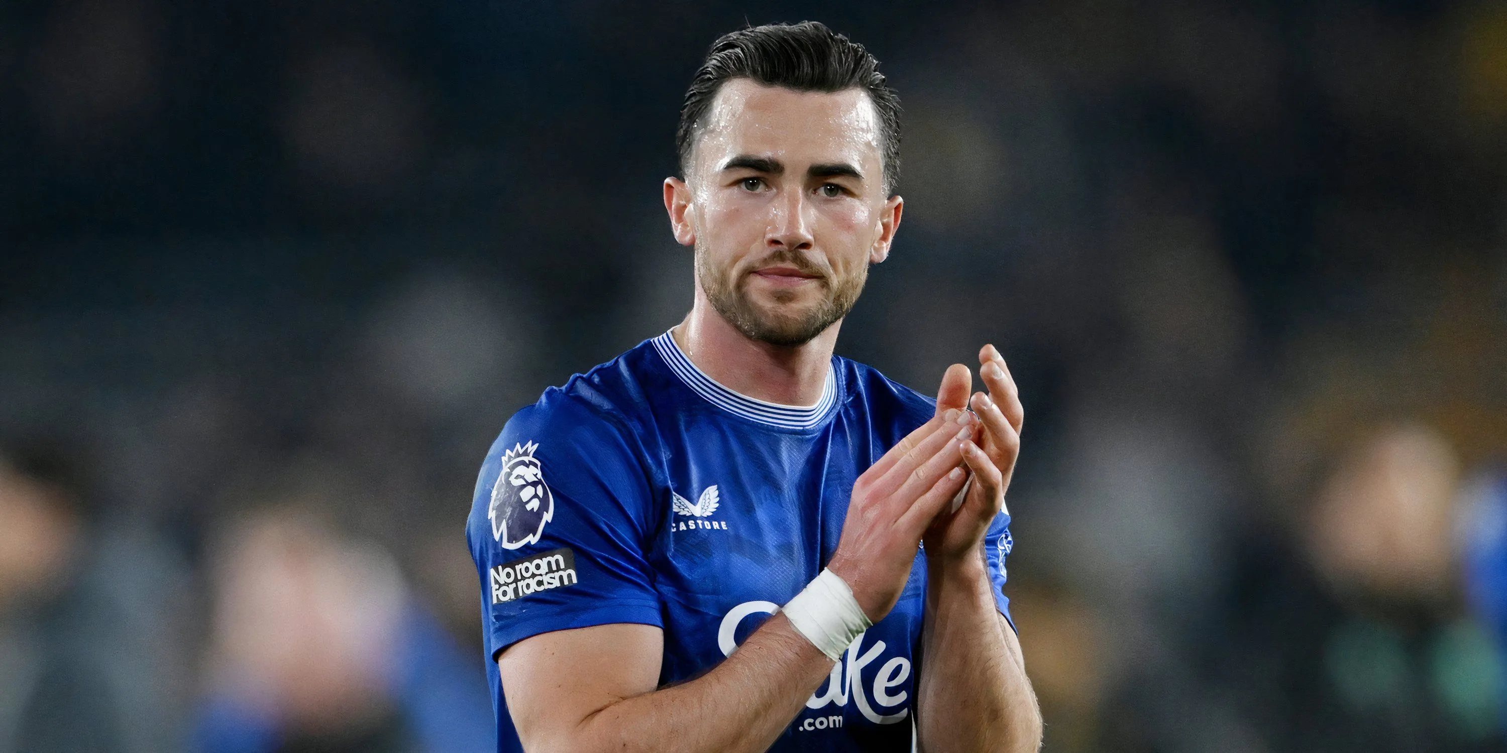 Jack Harrison trong màu áo Everton, minh chứng cho hai mùa giải cho mượn