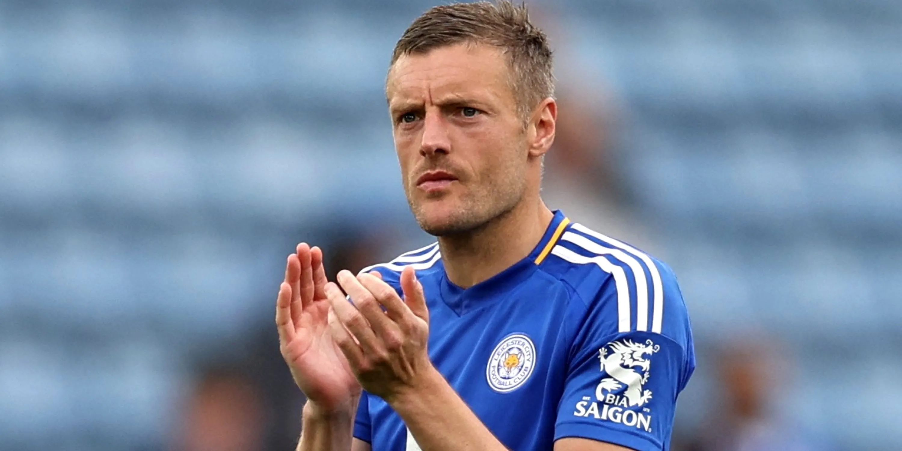 Tiền đạo Jamie Vardy sau khi chia tay Leicester City đang là mục tiêu của Sunderland và Valencia