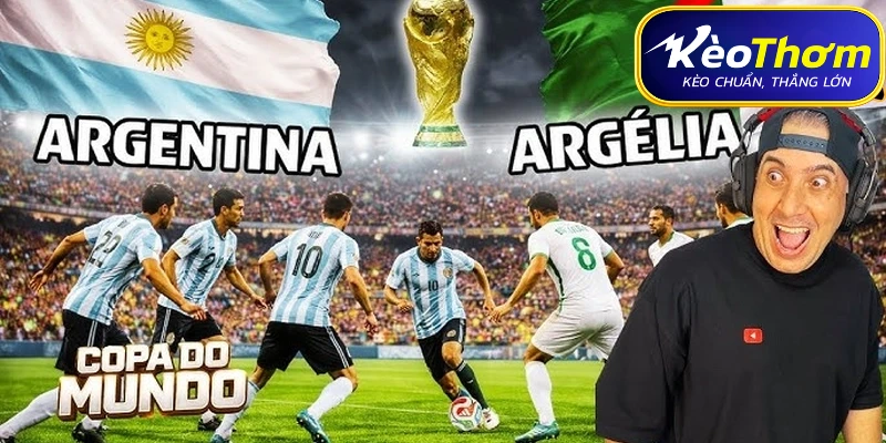 Thống kê các lần chạm trán trong lịch sử giữa Argentina và Algérie với ưu thế nghiêng về Nam Mỹ.