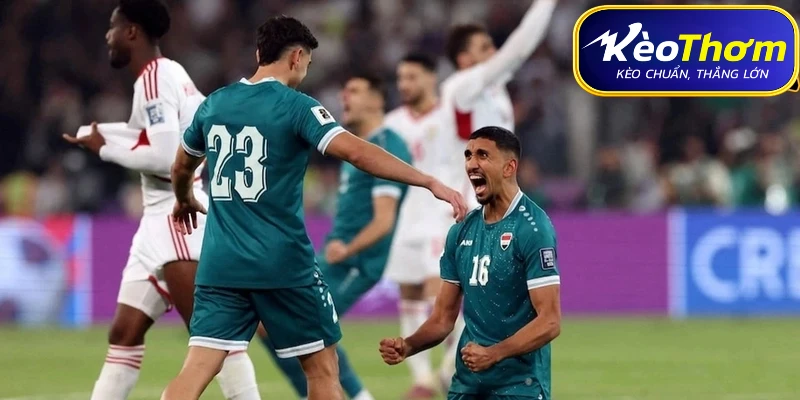 Đội tuyển Iraq ăn mừng chiến thắng lịch sử giành vé dự World Cup 2026 sau 40 năm chờ đợi.