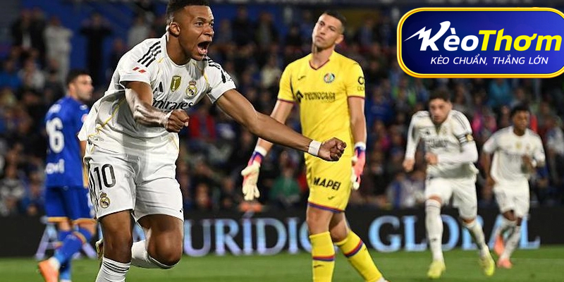 Số liệu thống kê về Real Madrid gặp Getafe
