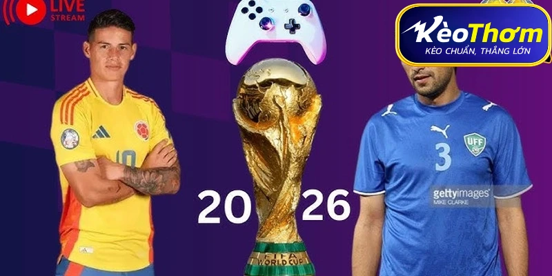 Uzbekistan vs Colombia | Thành Tích Đối Đầu Và Phong Độ Gần Đây 2 Thông tin trận đấu giữa Colombia và Uzbekistan tại bảng K World Cup 2026.