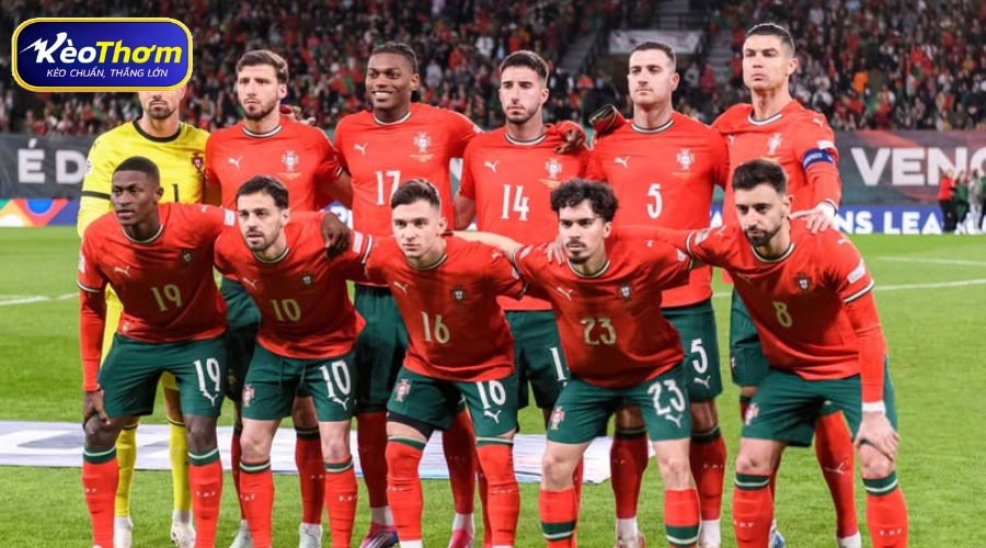 Đồ họa thông tin và tỷ lệ kèo nhà cái trận Uzbekistan vs Bồ Đào Nha tại Bảng K World Cup 2026.