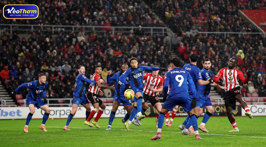 Điểm nóng chiến thuật trong Bournemouth vs Sunderland