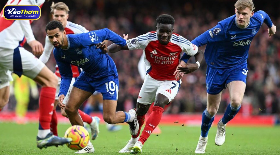 Biểu đồ so sánh chỉ số xG và số bàn thắng thực tế của Arsenal so với Everton trong mùa giải 2025/2026.