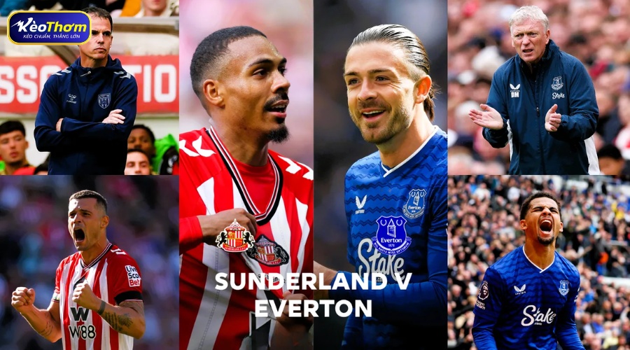 Tổng quan dữ liệu Sunderland vs Everton từ KeoThom